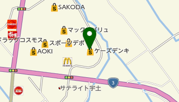 ケーズデンキ 宇土店の地図画像