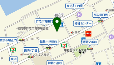 ケーズデンキ 福岡長浜店の地図画像