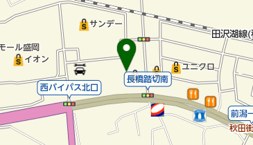 ケーズデンキ 盛岡西店の地図画像