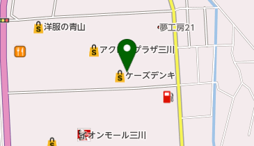 ケーズデンキ 庄内三川店の地図画像