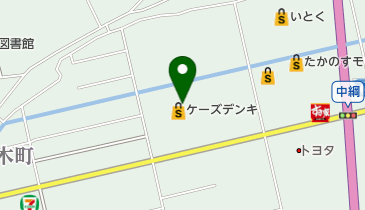 ケーズデンキ 鷹巣店の地図画像