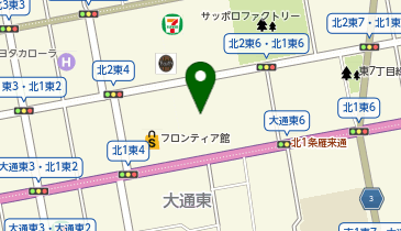 ロッテリア サッポロファクトリー店の地図画像
