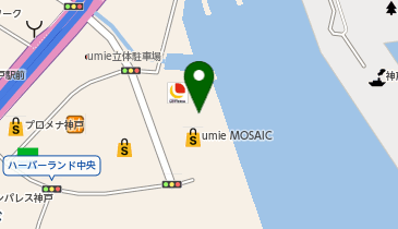 ロッテリア 神戸ハーバーランド店の地図画像