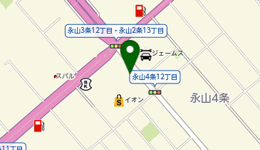 ロッテリア 永山イオンFS店の地図画像