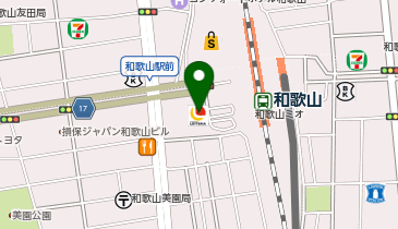 ロッテリア JR和歌山駅前店の地図画像