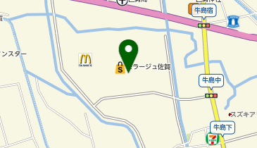 ロッテリア モラージュ佐賀店の地図画像