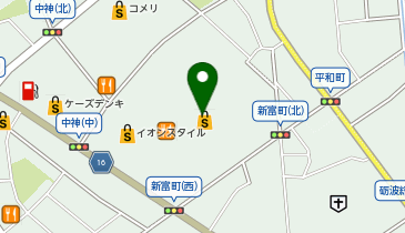 ロッテリア イオンモールとなみ店の地図画像
