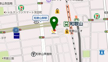 ロッテリア JR和歌山駅前店の地図画像