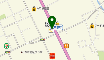 ロッテリア 宇都宮戸祭店の地図画像