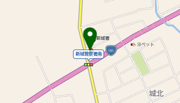 ロッテリア 新城店の地図画像