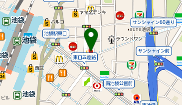 ロッテリア 池袋東口店の地図画像