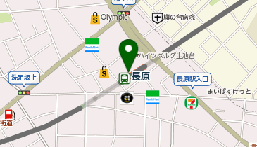 ロッテリア 東急長原駅店の地図画像