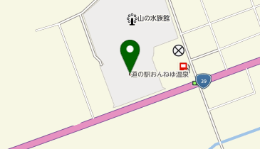 道の駅 おんねゆ温泉の地図画像