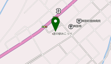 道の駅 おこっぺの地図画像