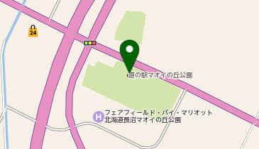 道の駅 マオイの丘公園の地図画像
