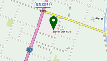 道の駅 たきかわの地図画像