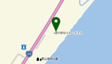 道の駅 なとわ・えさんの地図画像