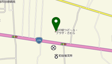 道の駅 つど-る・プラザ・さわらの地図画像