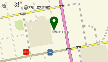 道の駅 てしおの地図画像