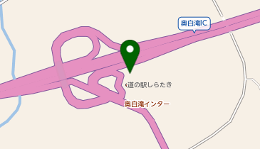 道の駅 しらたきの地図画像