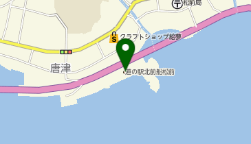 道の駅 北前船 松前の地図画像