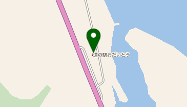 道の駅 おだいとうの地図画像