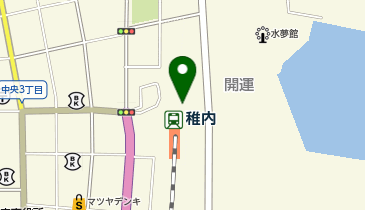 道の駅 わっかないの地図画像