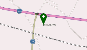 道の駅 もりたの地図画像