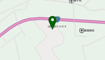 道の駅 たかのすの地図画像