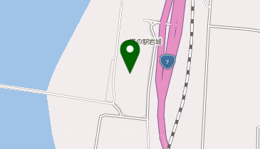 道の駅 岩城の地図画像