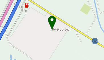 道の駅 しょうわの地図画像