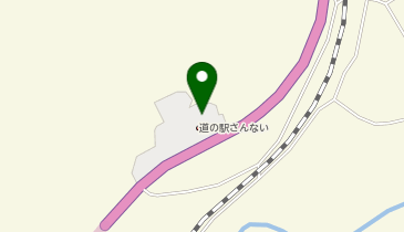 道の駅 さんないの地図画像