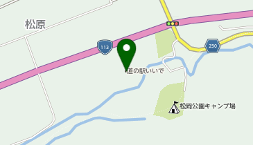 道の駅 いいでの地図画像