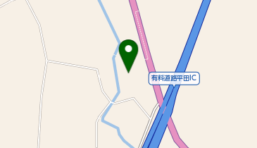 道の駅 ひらたの地図画像