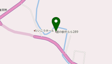 道の駅 きらら289の地図画像