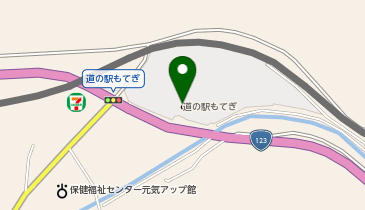道の駅 もてぎの地図画像