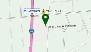 道の駅 にしかたの地図画像