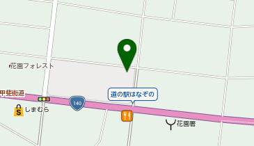 道の駅 はなぞのの地図画像