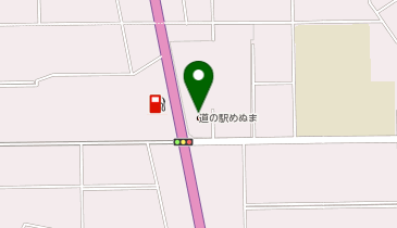 道の駅 めぬまの地図画像