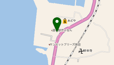 道の駅 きょなんの地図画像