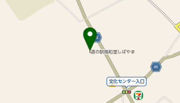 道の駅 風和里しばやまの地図画像