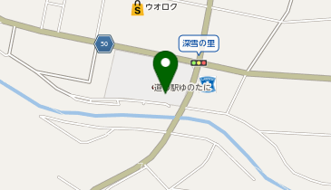 道の駅 ゆのたにの地図画像