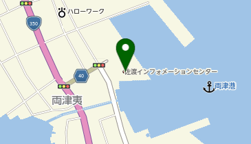 道の駅 あいぽーと佐渡の地図画像