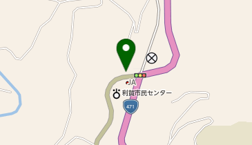 道の駅 利賀の地図画像