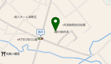 道の駅 井波の地図画像