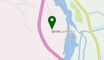 道の駅 しらやまさんの地図画像