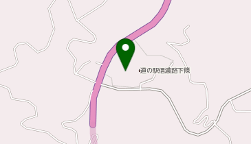 道の駅 信濃路下條の地図画像