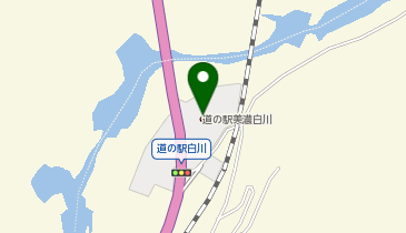 道の駅 美濃白川の地図画像