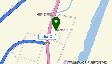 道の駅 白川郷の地図画像