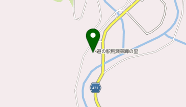 道の駅 馬瀬 美輝の里の地図画像